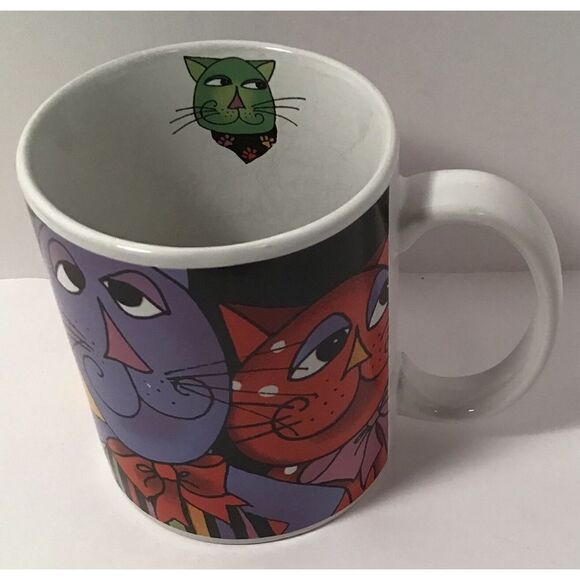 🐱 Vintage “Cool Cats” Mug by Loralie Harris (2006) Coffee Cup - Picture 9 of 10